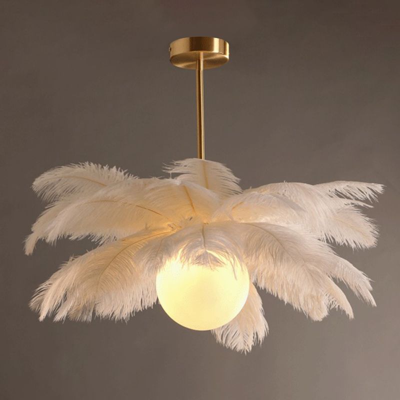 Freyza | Lustre blanc – Salle à manger et salon contemporains