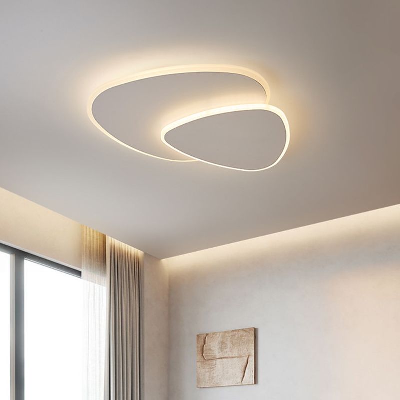 Freyza | Zeno Designer Geometric Flush Mount Ceiling Light – Bedroom Hallway Kitchen