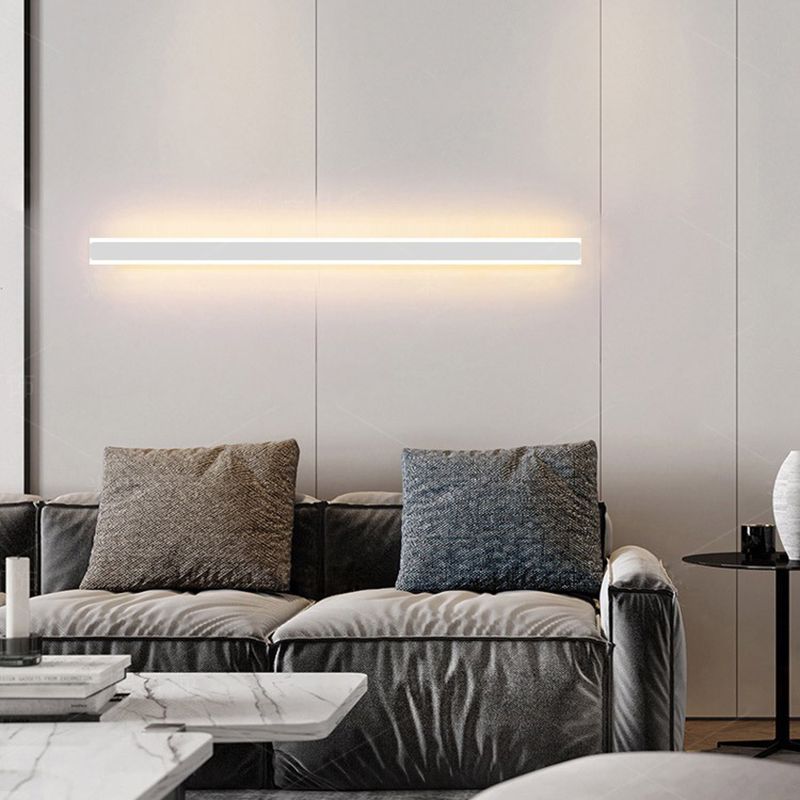 Freyza | Gravo minimalistische lineare schwarze goldene Innenwandleuchte – minimalistisches Schlafzimmer, Wohnzimmer