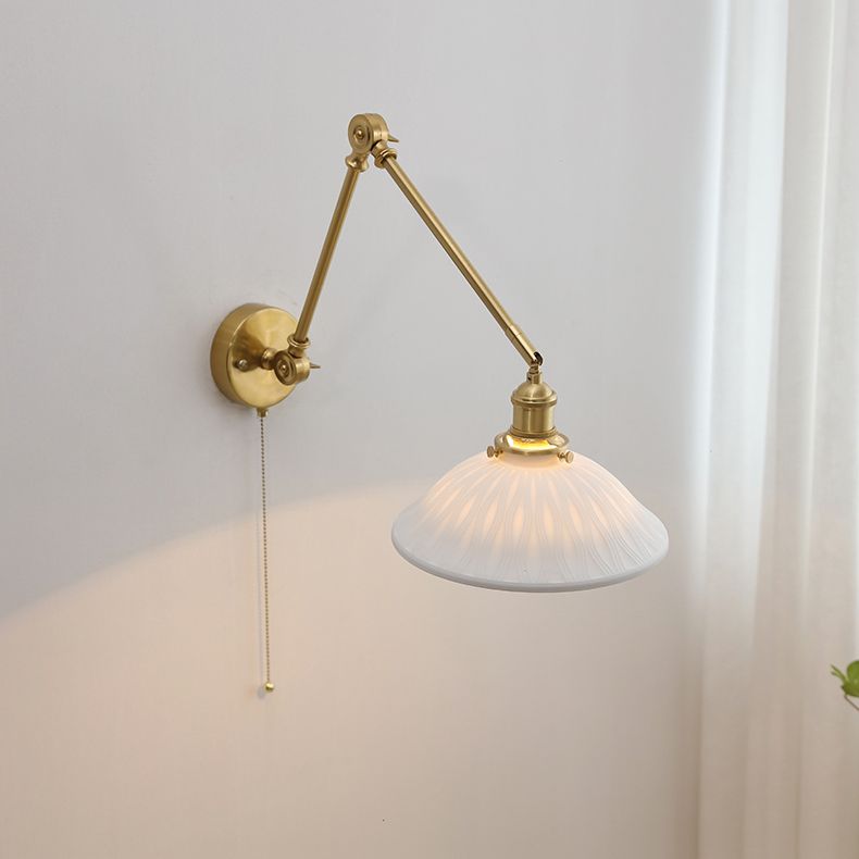 Freyza | Applique murale intérieure blanche en céramique – Chambre et salon modernes