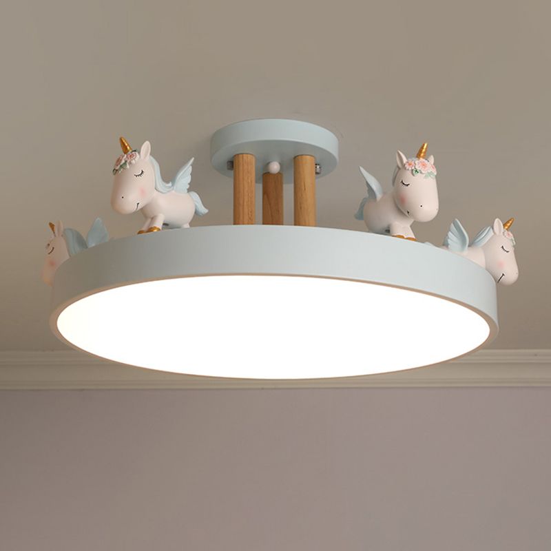 Freyza | Arisha – Plafonnier rond moderne à montage affleurant pour chambre, couloir et cuisine