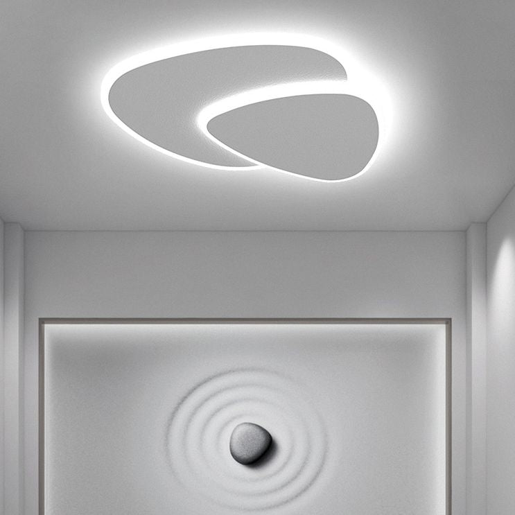 Freyza | Zeno Designer Geometric Flush Mount Ceiling Light – Bedroom Hallway Kitchen