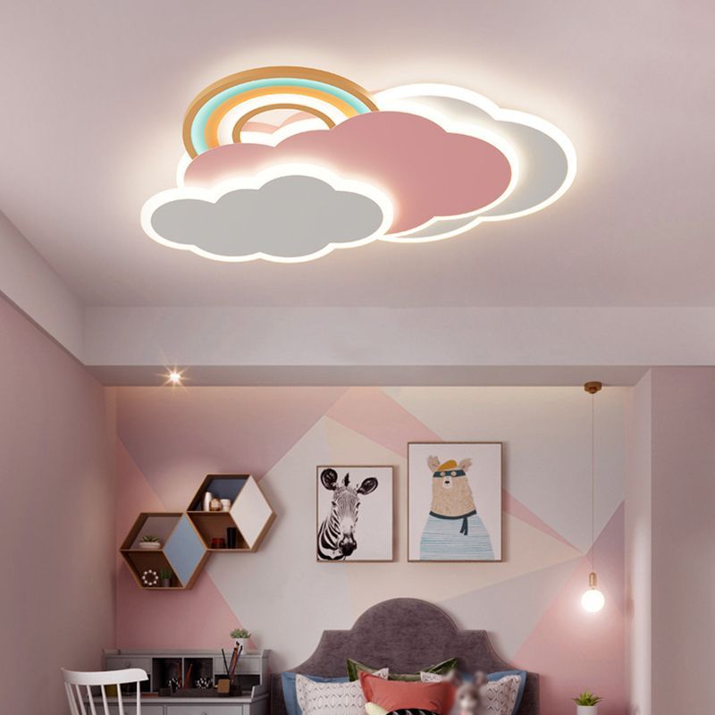 Freyza | Plafonnier blanc à montage encastré – Moderne pour chambre, couloir et cuisine