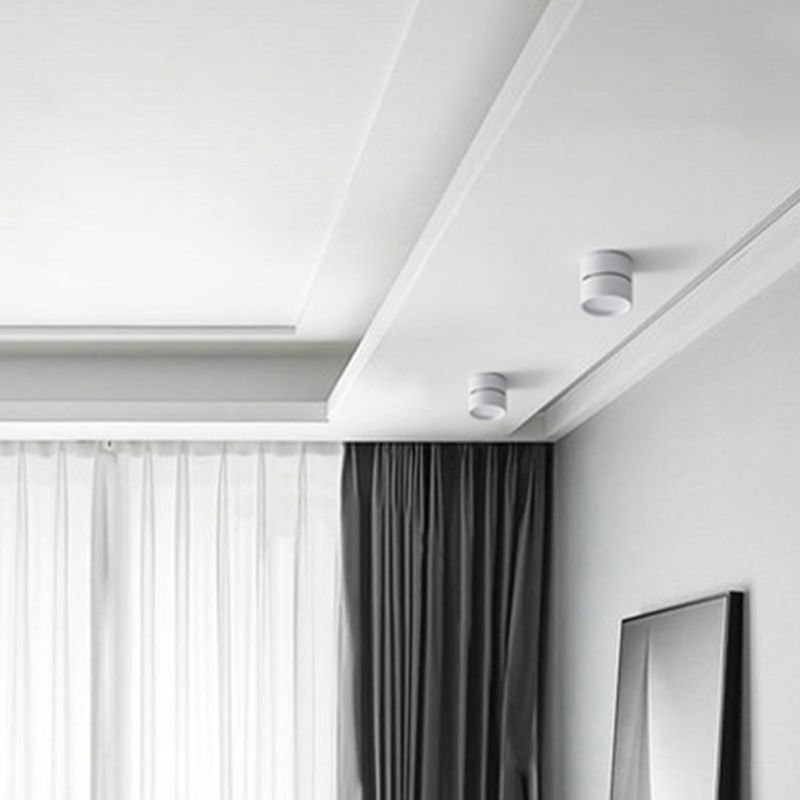 Freyza | Plafonnier noir et blanc – Moderne pour chambre, couloir et cuisine
