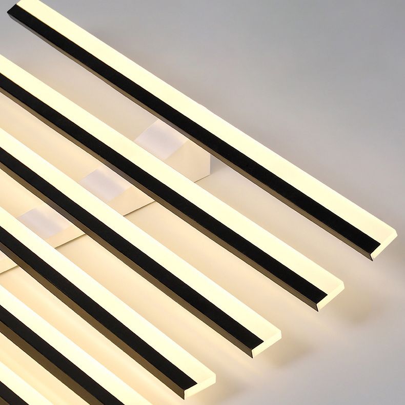 Freyza | Black Flush Mount Ceiling Light – Modern Bedroom Hallway Kitchen