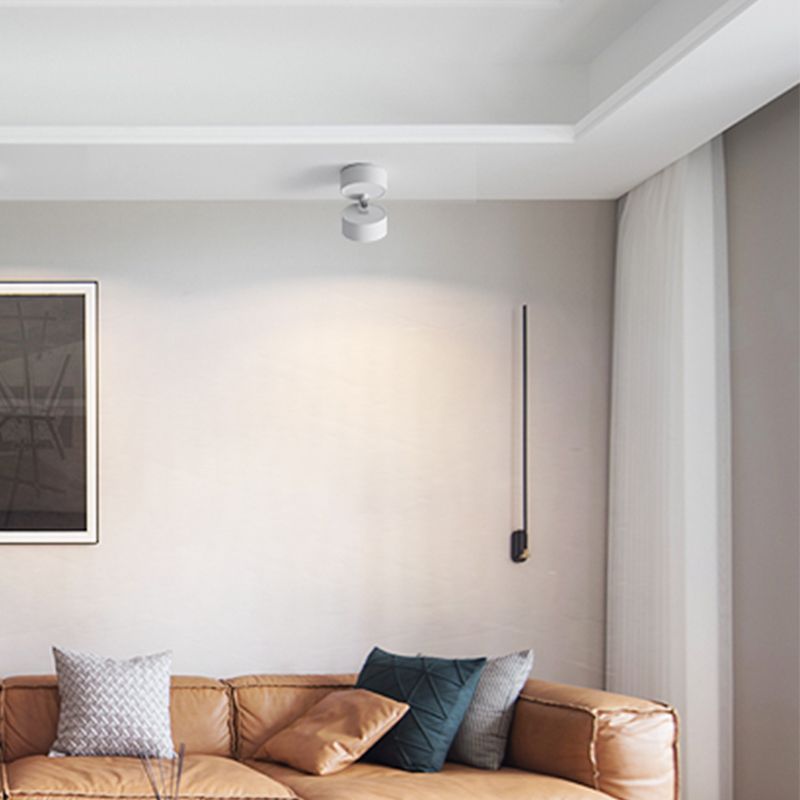 Freyza | Plafonnier noir et blanc – Moderne pour chambre, couloir et cuisine