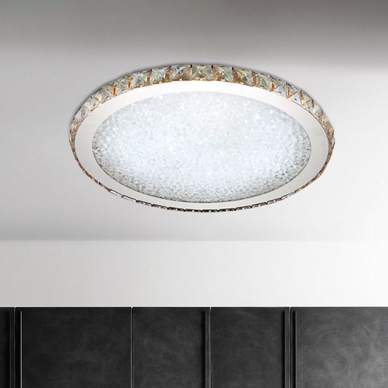 Freyza | Eliza Luxury Crystal Crystal Flush Mount Ceiling Light – Bedroom Hallway Kitchen