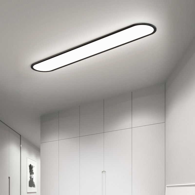 Freyza | Rilo Oval Ceiling Flush Mount Ceiling Light – Bedroom Hallway Kitchen