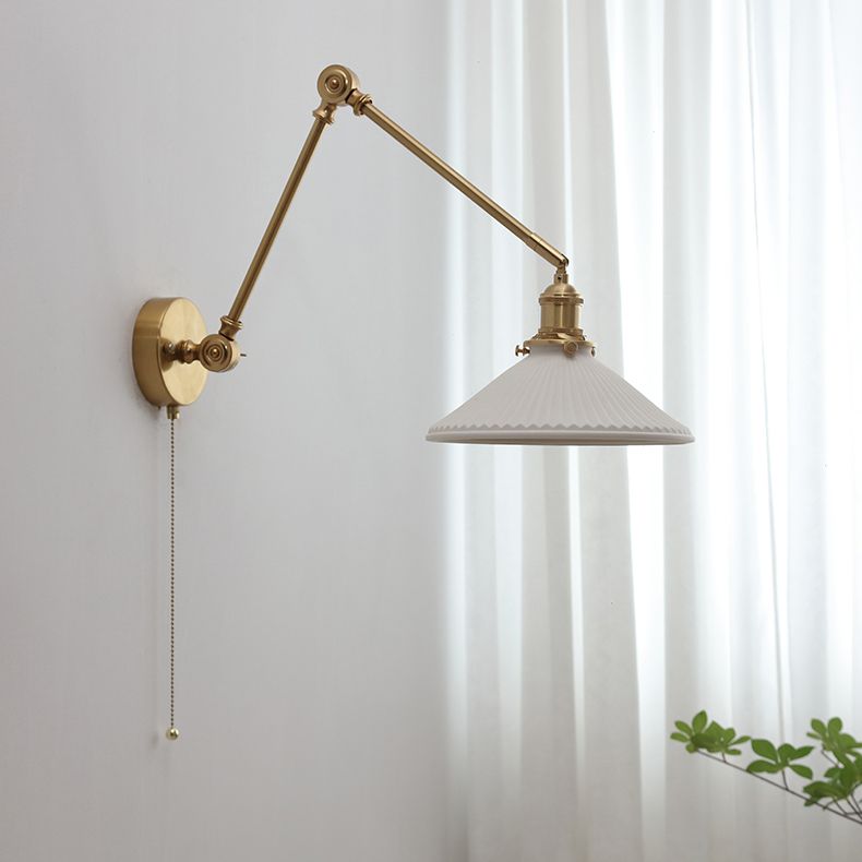 Freyza | Applique murale intérieure blanche en céramique – Chambre et salon modernes