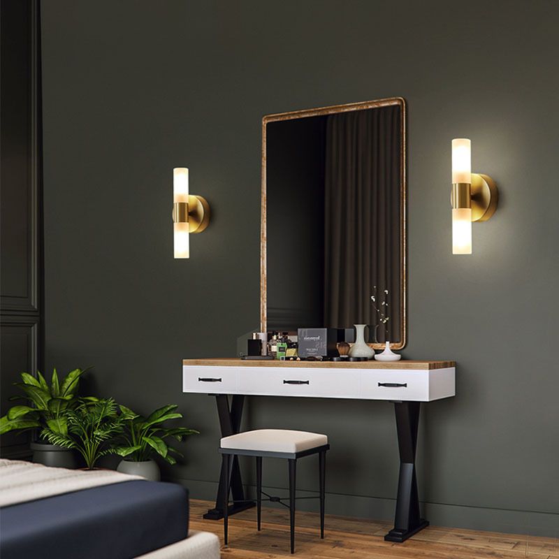 Freyza | Applique murale intérieure dorée – Chambre et salon modernes