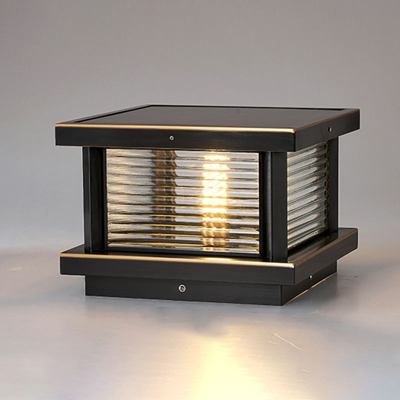 Freyza | Luminaire d’extérieur noir en laiton – Jardin moderne, terrasse extérieure