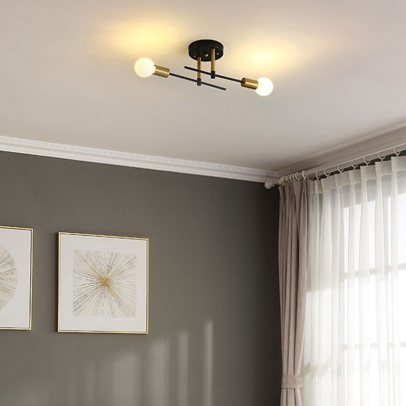 Freyza | Plafonnier affleurant en verre – Moderne pour chambre, couloir et cuisine