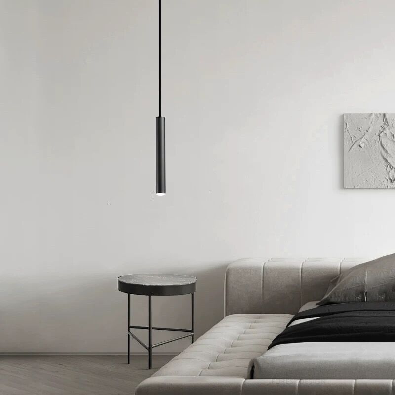 Freyza | Suspension noire – Cuisine et salle à manger minimalistes