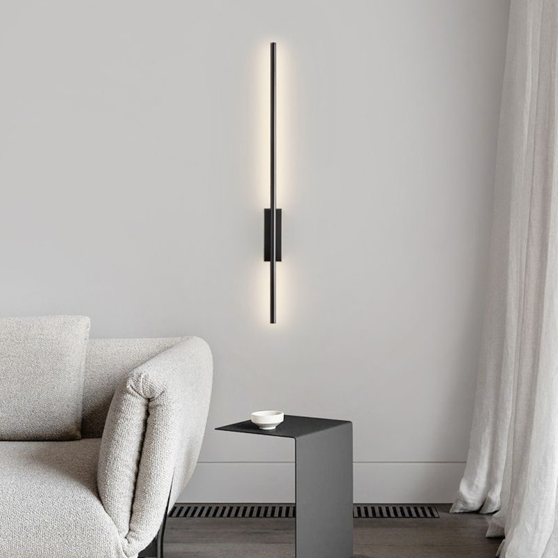 Freyza | Applique murale intérieure noire en laiton – Chambre et salon modernes