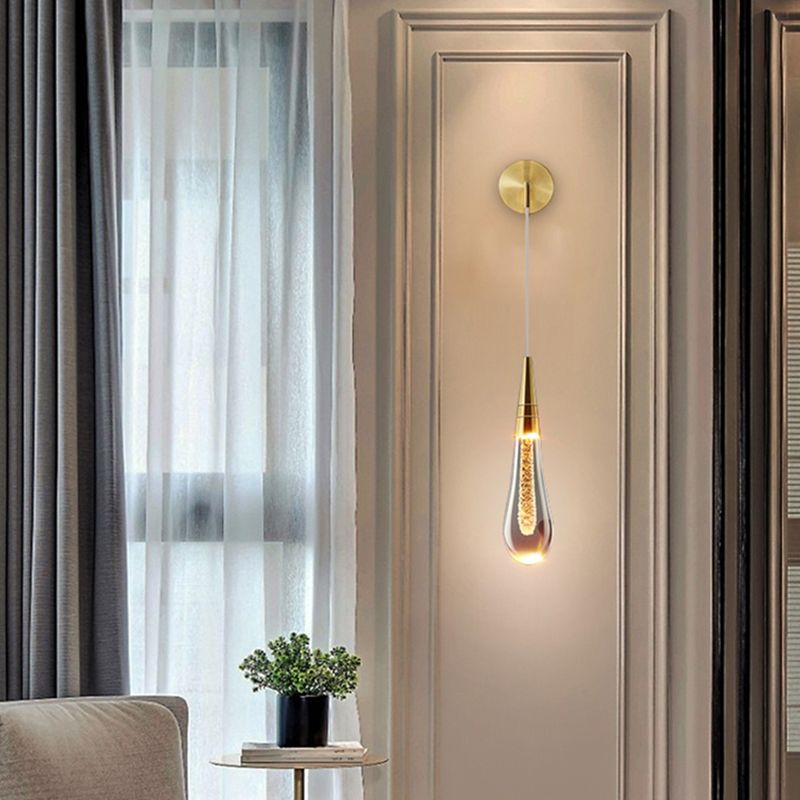 Freyza | Applique murale d’intérieur noir et or – Chambre et salon modernes