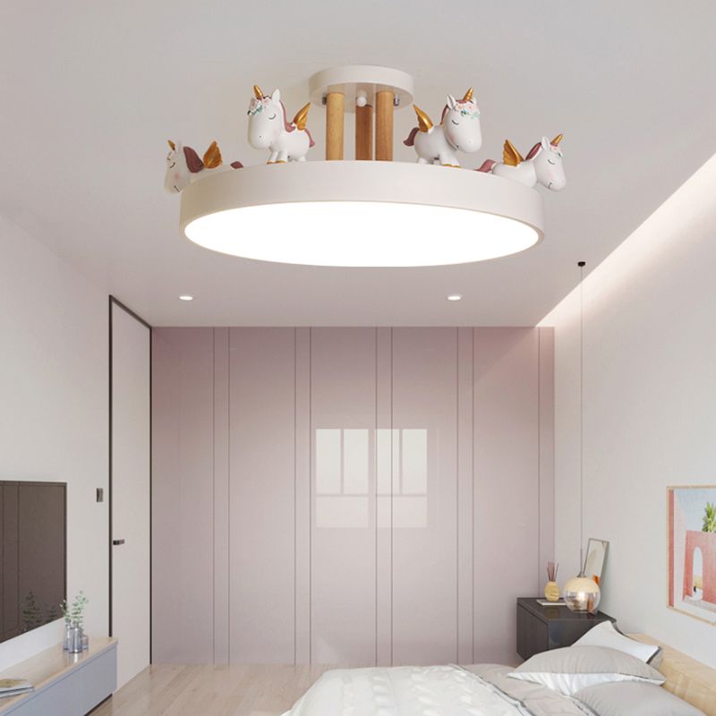 Freyza | Arisha – Plafonnier rond moderne à montage affleurant pour chambre, couloir et cuisine