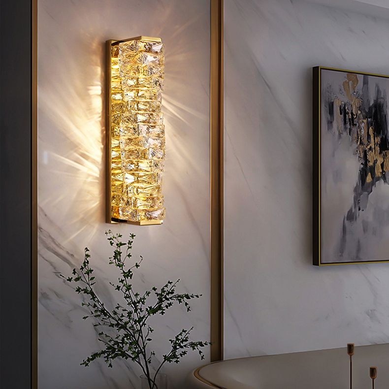 Freyza | Applique murale d’intérieur en cristal – Chambre et salon modernes