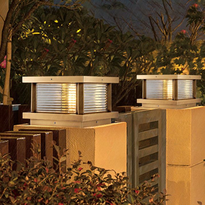 Freyza | Luminaire d’extérieur noir en laiton – Jardin moderne, terrasse extérieure