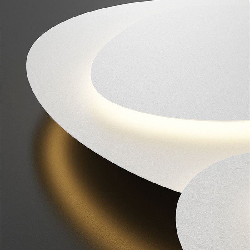 Freyza | White Flush Mount Ceiling Light – Modern Bedroom Hallway Kitchen