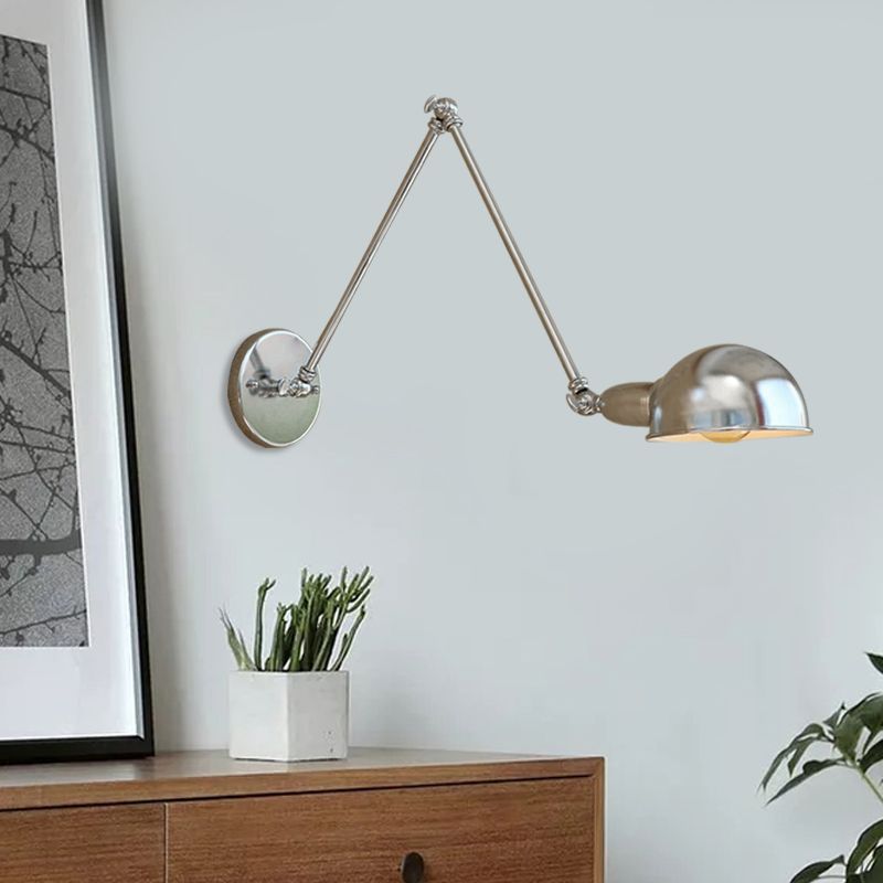 Freyza | Applique murale intérieure argentée – Chambre et salon minimalistes