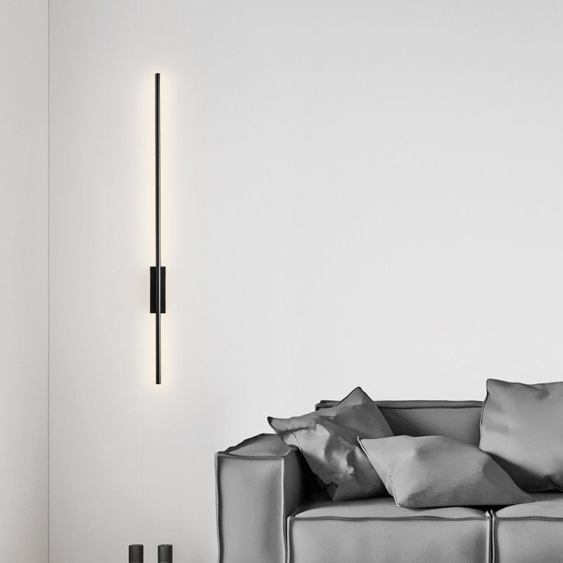 Freyza | Applique murale intérieure noire en laiton – Chambre et salon modernes