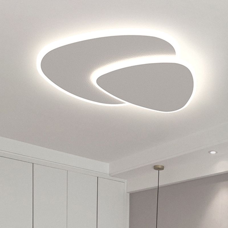 Freyza | Zeno Designer Geometric Flush Mount Ceiling Light – Bedroom Hallway Kitchen