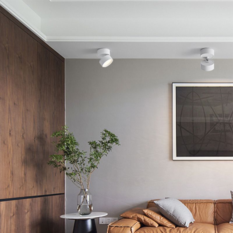 Freyza | Plafonnier noir et blanc – Moderne pour chambre, couloir et cuisine
