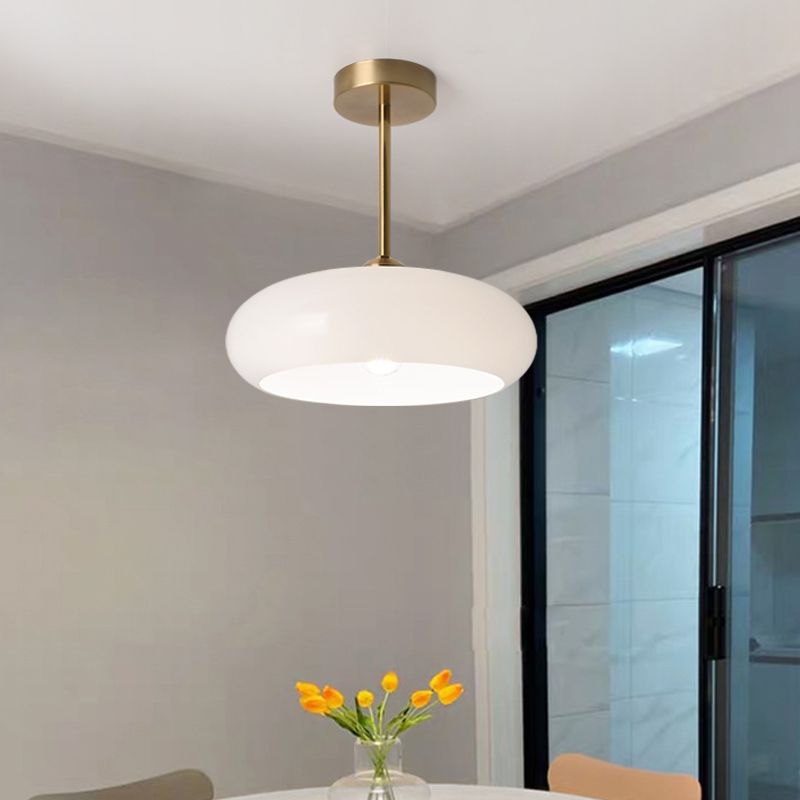 Freyza | Plafonnier encastré en verre Charlotte – chambre, couloir, cuisine