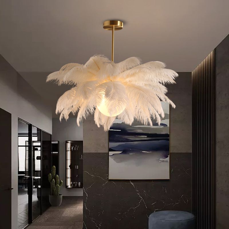 Freyza | Lustre blanc – Salle à manger et salon contemporains
