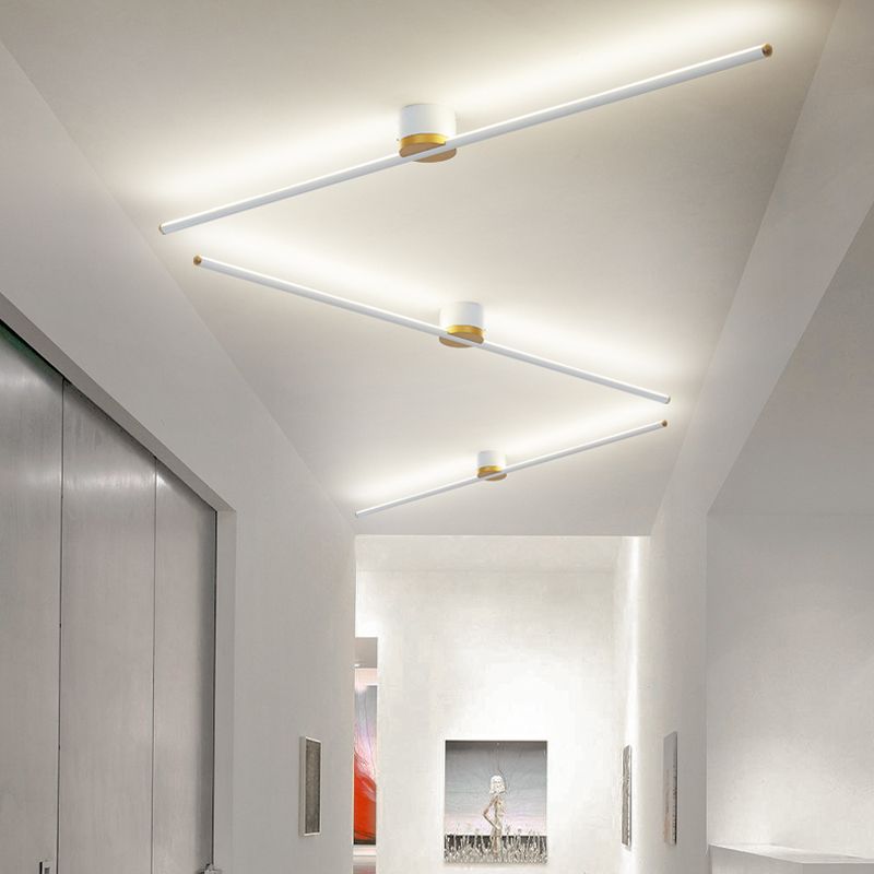 Freyza | Erix lineare, flache Deckenleuchte – Schlafzimmer, Flur, Küche