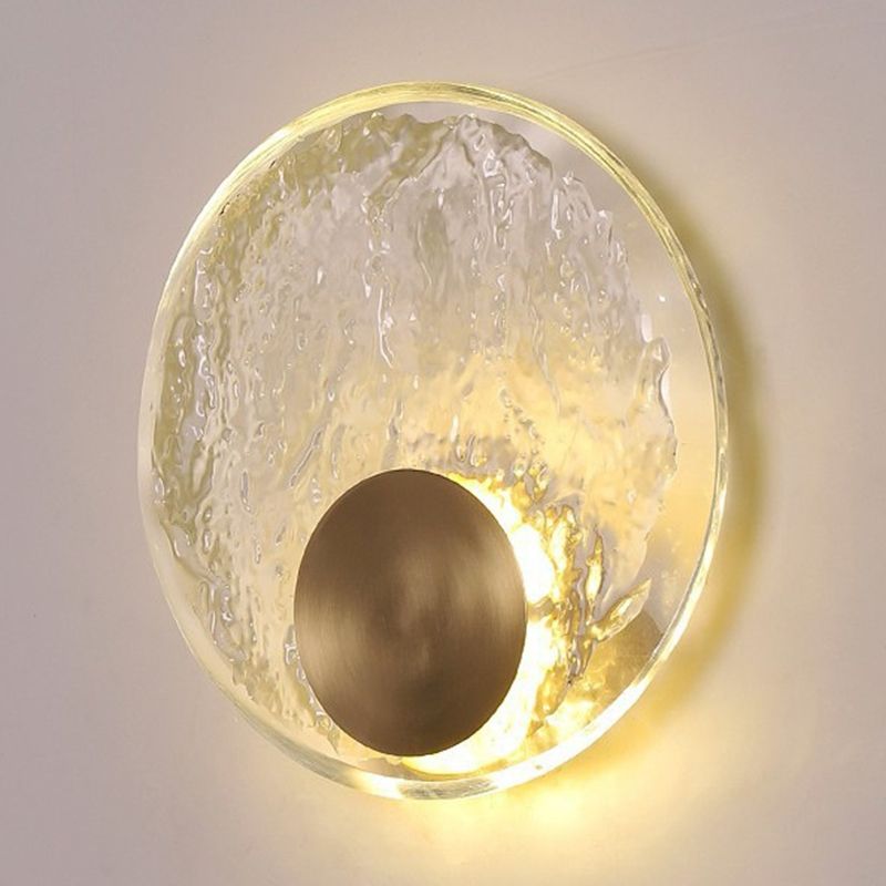 Freyza | Applique murale intérieure dorée en cristal – chambre et salon Art déco