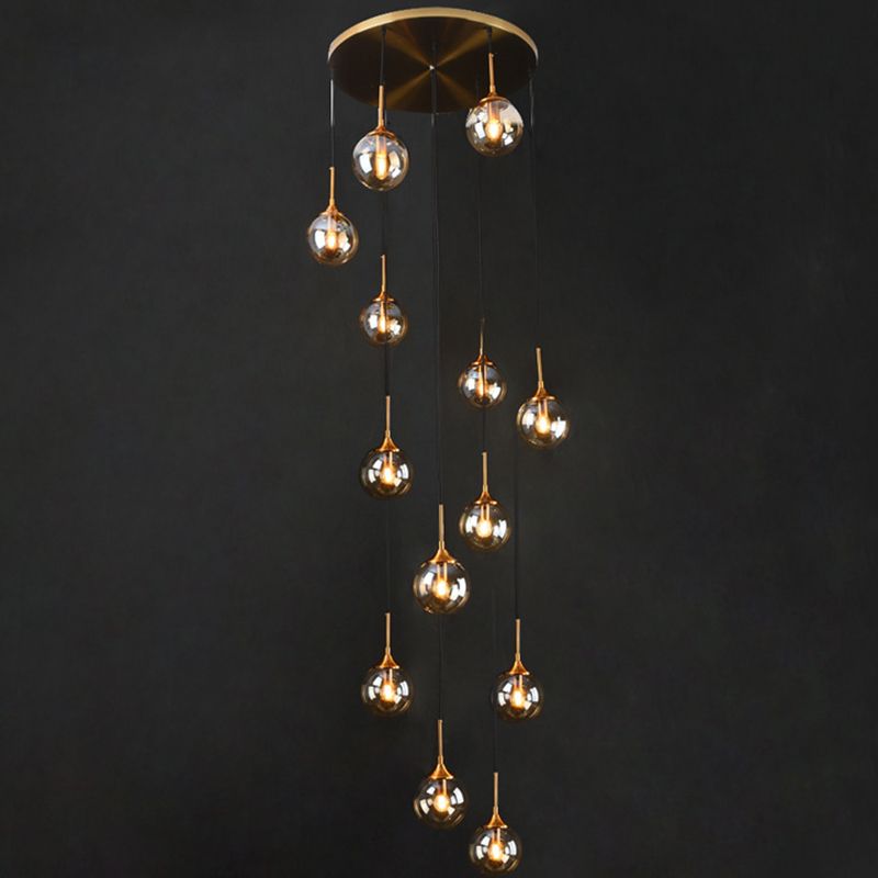 Freyza | Lustre en verre – Salle à manger et salon modernes