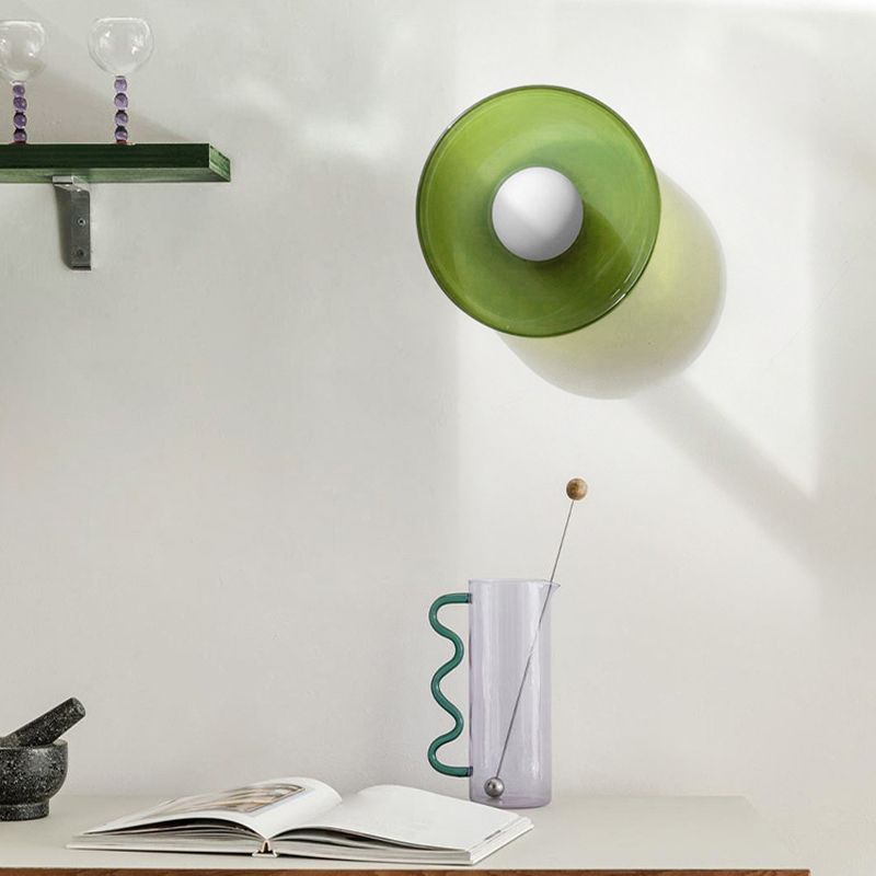 Freyza | Jess Glass Ceiling Glass Flush Mount Ceiling Light – Bedroom Hallway Kitchen