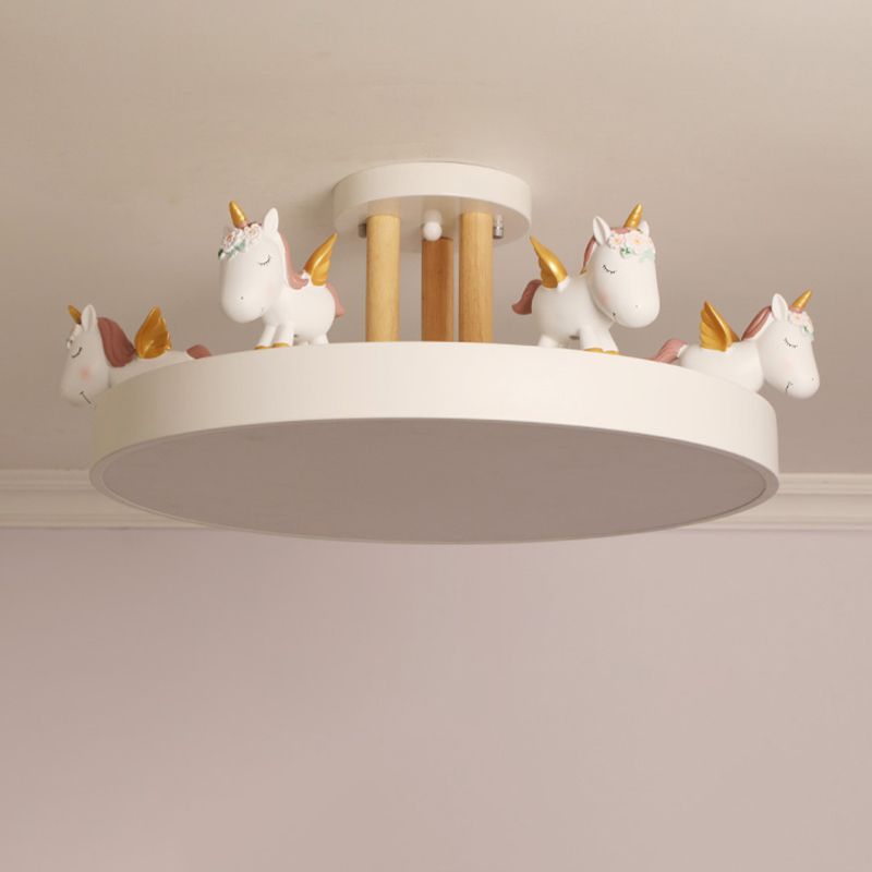 Freyza | Arisha – Plafonnier rond moderne à montage affleurant pour chambre, couloir et cuisine