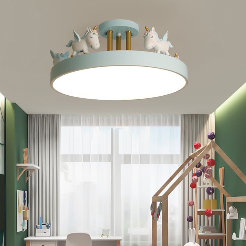 Freyza | Arisha – Plafonnier rond moderne à montage affleurant pour chambre, couloir et cuisine