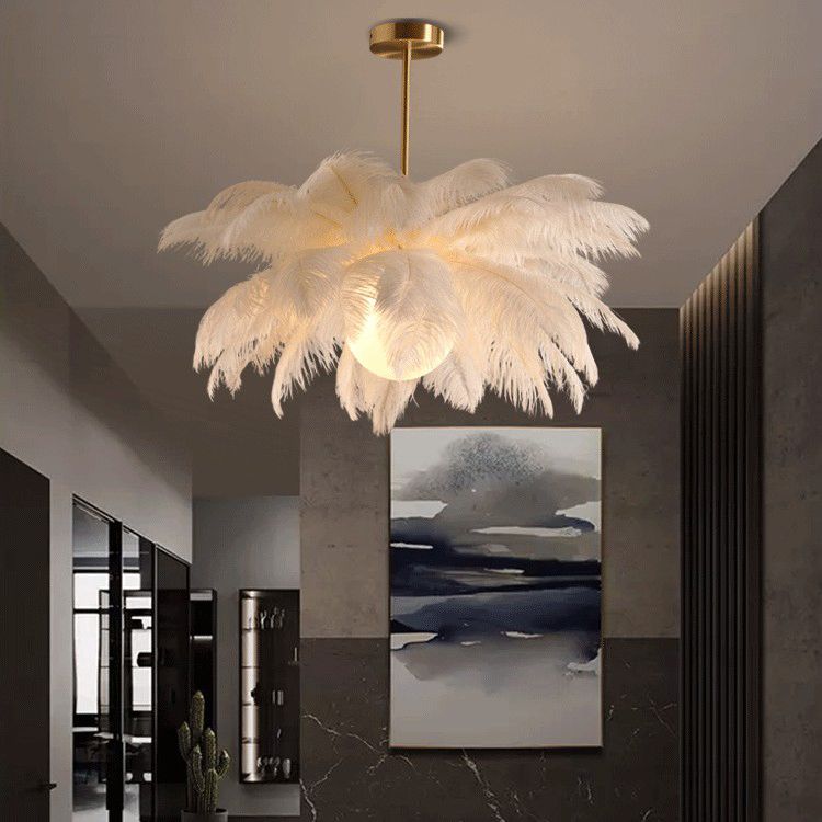 Freyza | Lustre blanc – Salle à manger et salon contemporains
