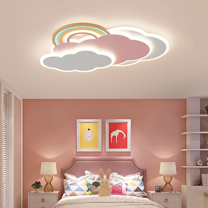 Freyza | Plafonnier blanc à montage encastré – Moderne pour chambre, couloir et cuisine