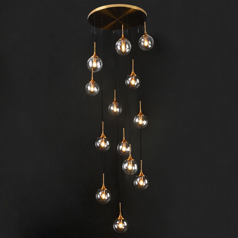 Freyza | Lustre en verre – Salle à manger et salon modernes