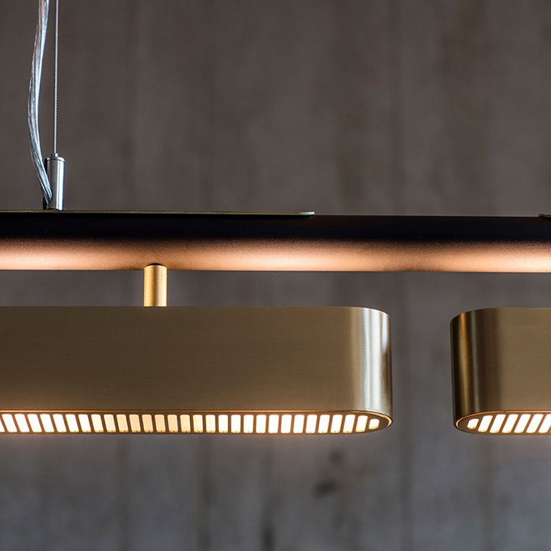 Freyza | Suspension noire en laiton – Cuisine moderne, salle à manger