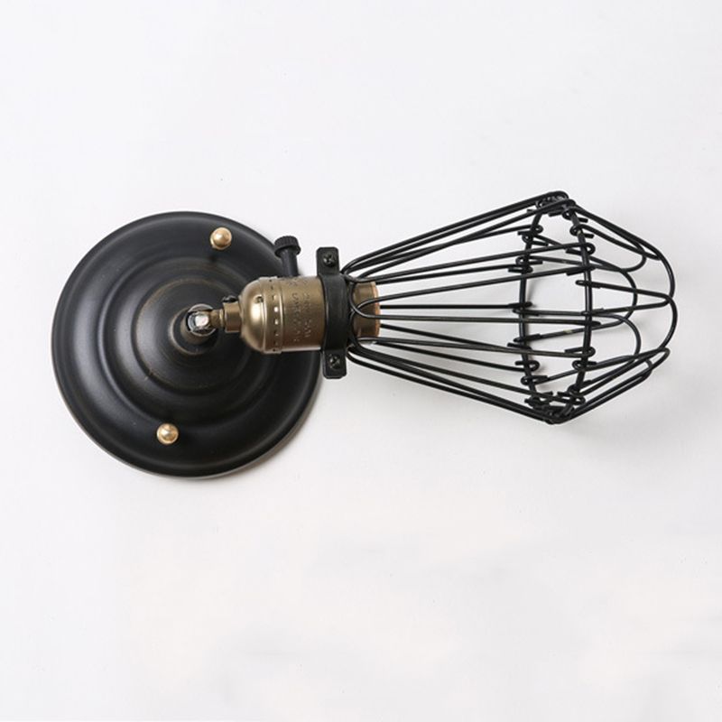 Freyza | Applique murale d’intérieur noire – Chambre et salon de style industriel