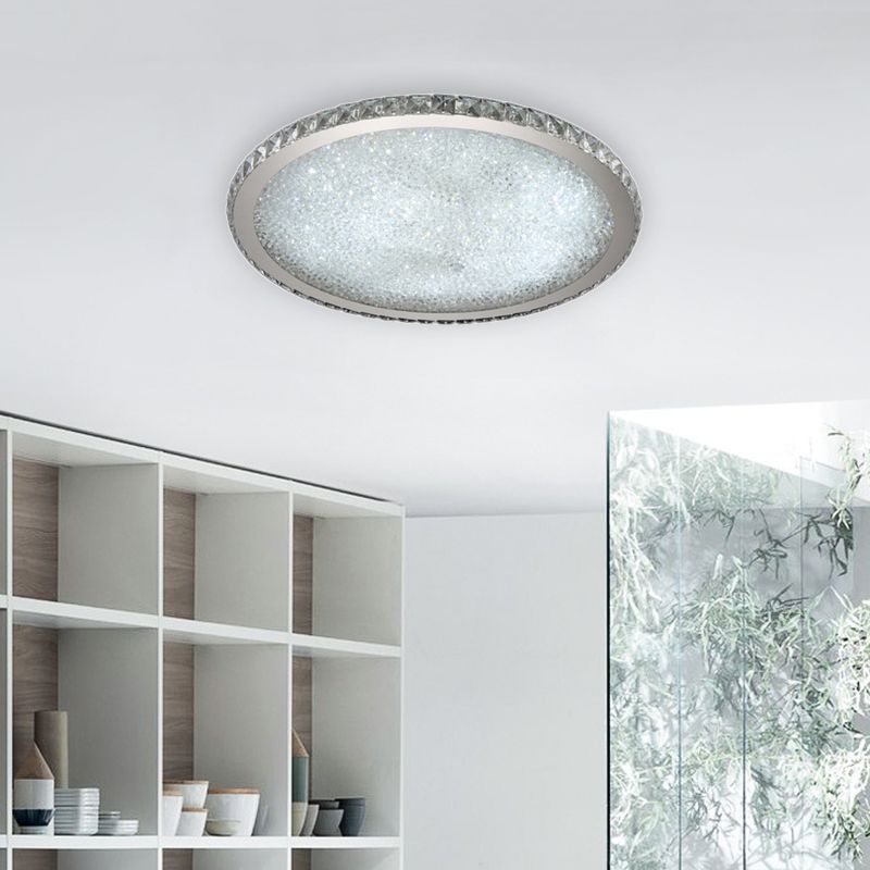 Freyza | Eliza Luxury Crystal Crystal Flush Mount Ceiling Light – Bedroom Hallway Kitchen
