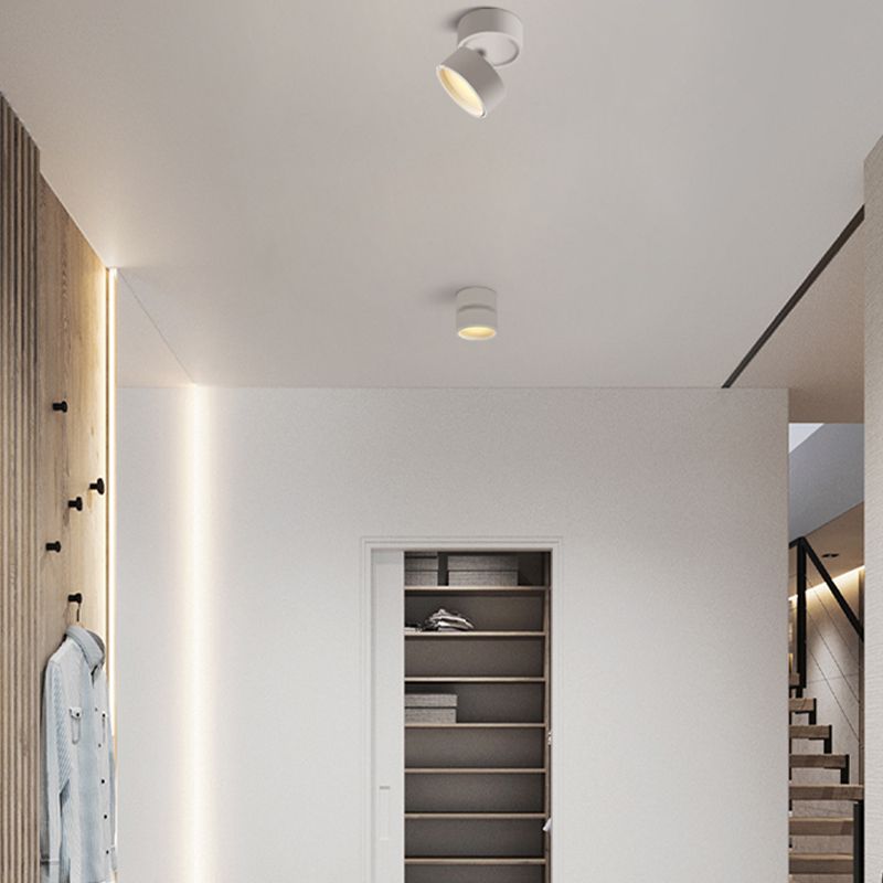 Freyza | Plafonnier noir et blanc – Moderne pour chambre, couloir et cuisine