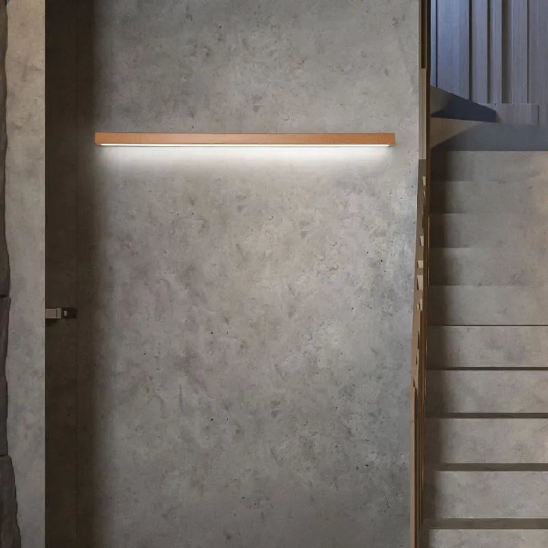 Freyza | Miroir linéaire mural intérieur en bois Muto – Chambre, salon