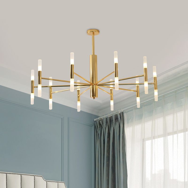 Freyza | Lustre doré – Salle à manger et salon modernes