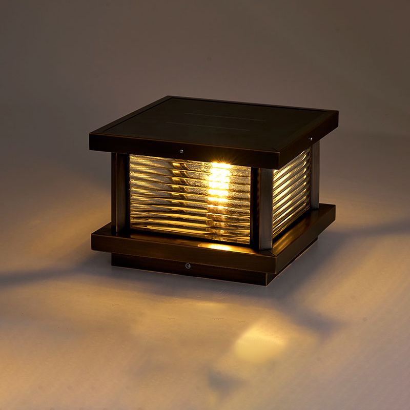 Freyza | Luminaire d’extérieur noir en laiton – Jardin moderne, terrasse extérieure