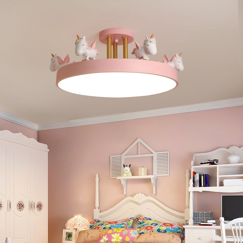 Freyza | Arisha – Plafonnier rond moderne à montage affleurant pour chambre, couloir et cuisine