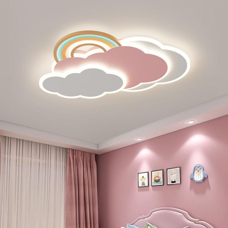 Freyza | Plafonnier blanc à montage encastré – Moderne pour chambre, couloir et cuisine