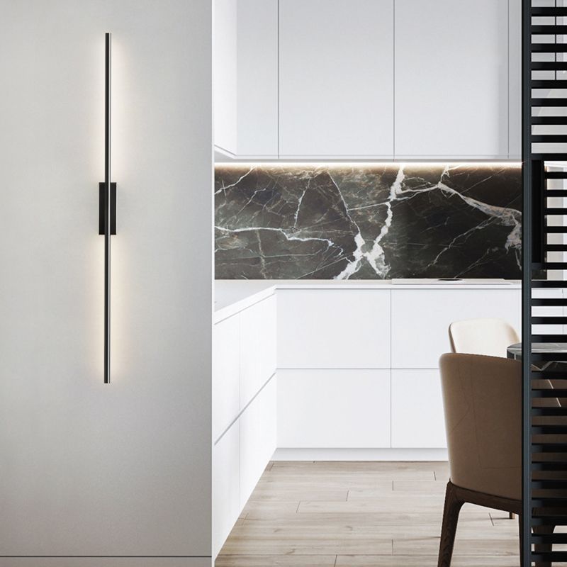 Freyza | Applique murale intérieure noire en laiton – Chambre et salon modernes