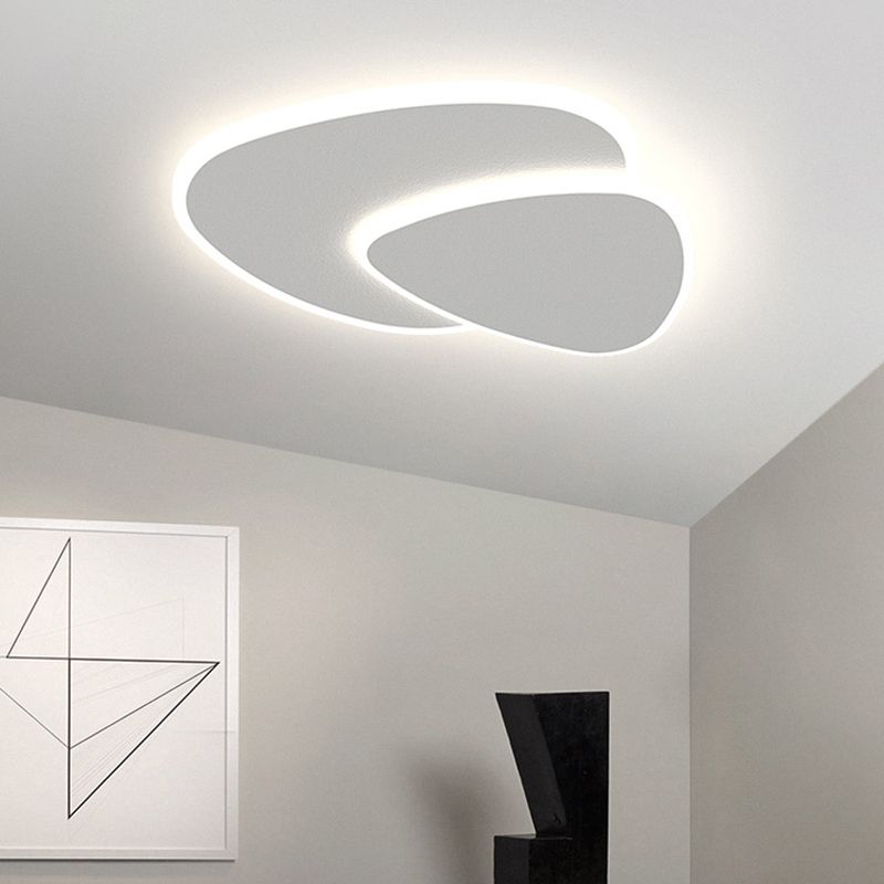 Freyza | Zeno Designer Geometric Flush Mount Ceiling Light – Bedroom Hallway Kitchen