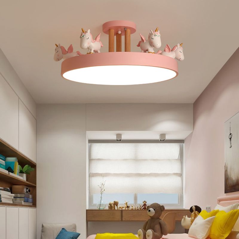 Freyza | Arisha – Plafonnier rond moderne à montage affleurant pour chambre, couloir et cuisine